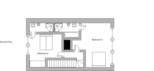 Second floor - Chalet Genepy